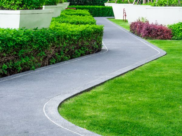 Walkway Curb Installation in Bowie