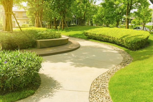 Cement Walkway Installation in Bowie