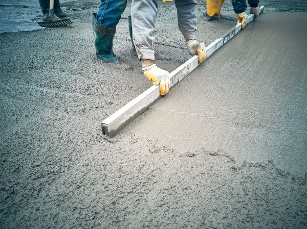 Cement Slab Installation in Bowie