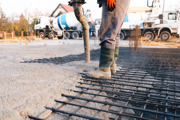 Poured Foundation Installation in Bowie