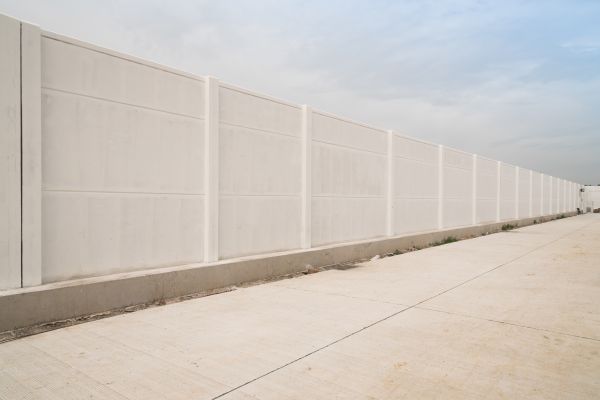 Concrete Fence Construction in Bowie