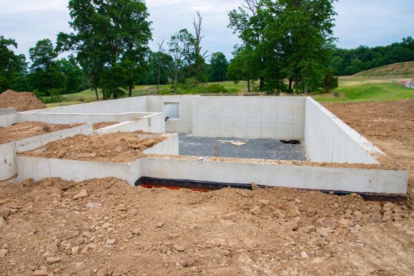 Basement Foundation Pouring in Bowie