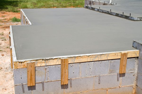 Concrete Slab Installation in Bowie