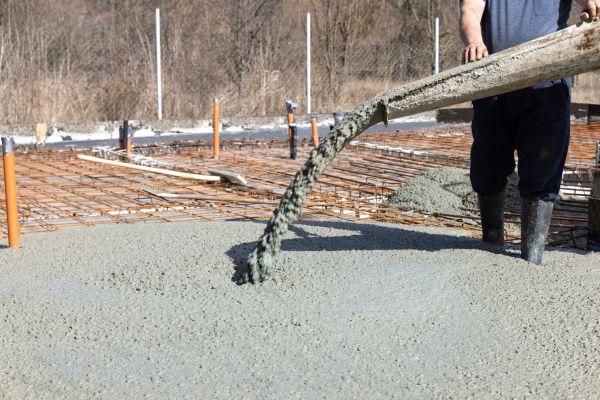 Pole Barn Slab Pouring in Bowie