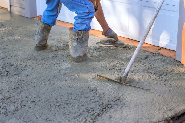 Driveway Slab Construction in Bowie