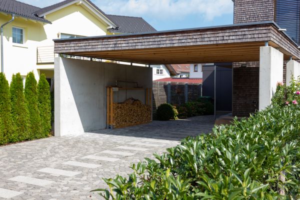 Carport Pad Construction in Bowie