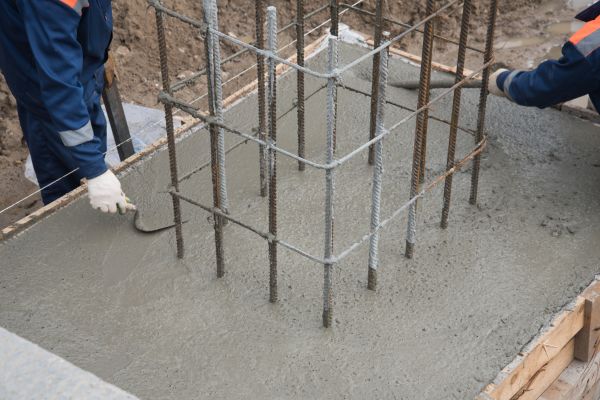 Foundation Pad Construction in Bowie