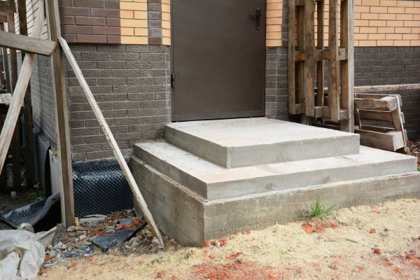 Cement Steps Construction in Bowie