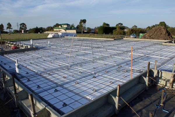 Barn Pad Construction in Bowie