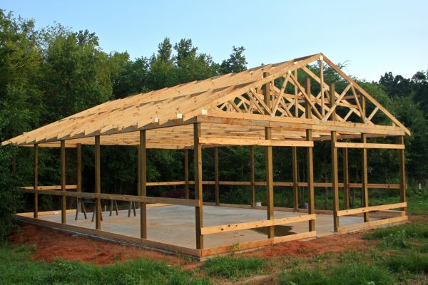 Barn Pad Installation in Bowie