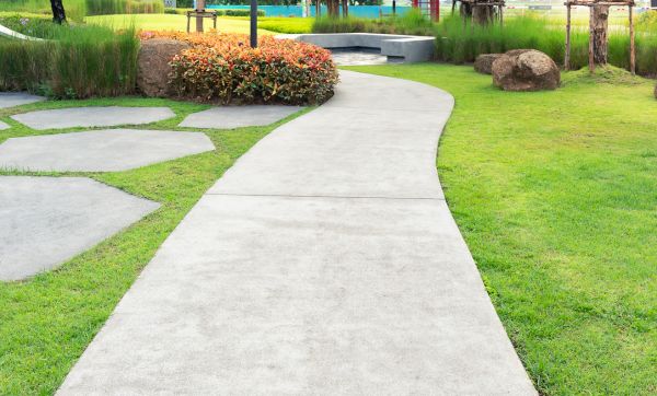 Concrete Sidewalk Installation in Bowie